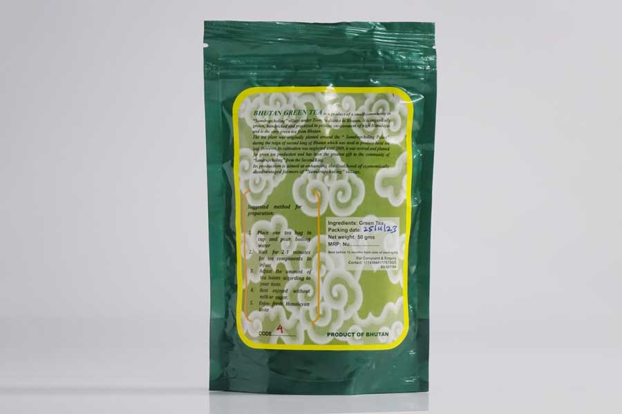 Bhutan green tea, Samdrupcholing Tea,