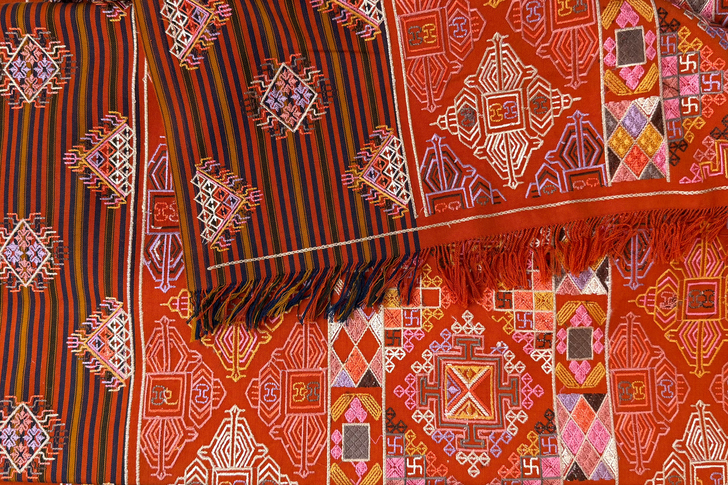 Bhutanese Kira (Orange Kishuthara)